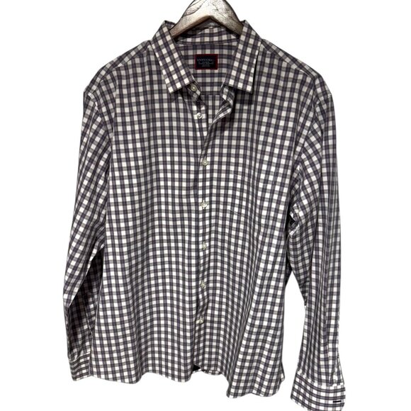 Untuckit Plaid Button Front Shirt Size XL - Picture 1 of 7